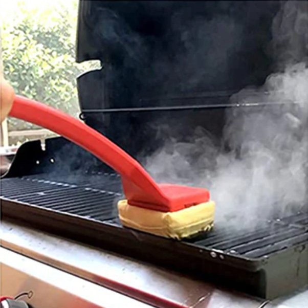 A escova mágica para churrasco: Limpe com facilidade graças ao poder da fibra de aramida! - Innovoda