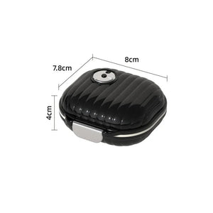 Caixa de comprimidos portátil de 7 secções: O seu organizador e protetor de medicamentos - Innovoda