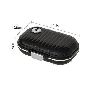 Caixa de comprimidos portátil de 7 secções: O seu organizador e protetor de medicamentos - Innovoda