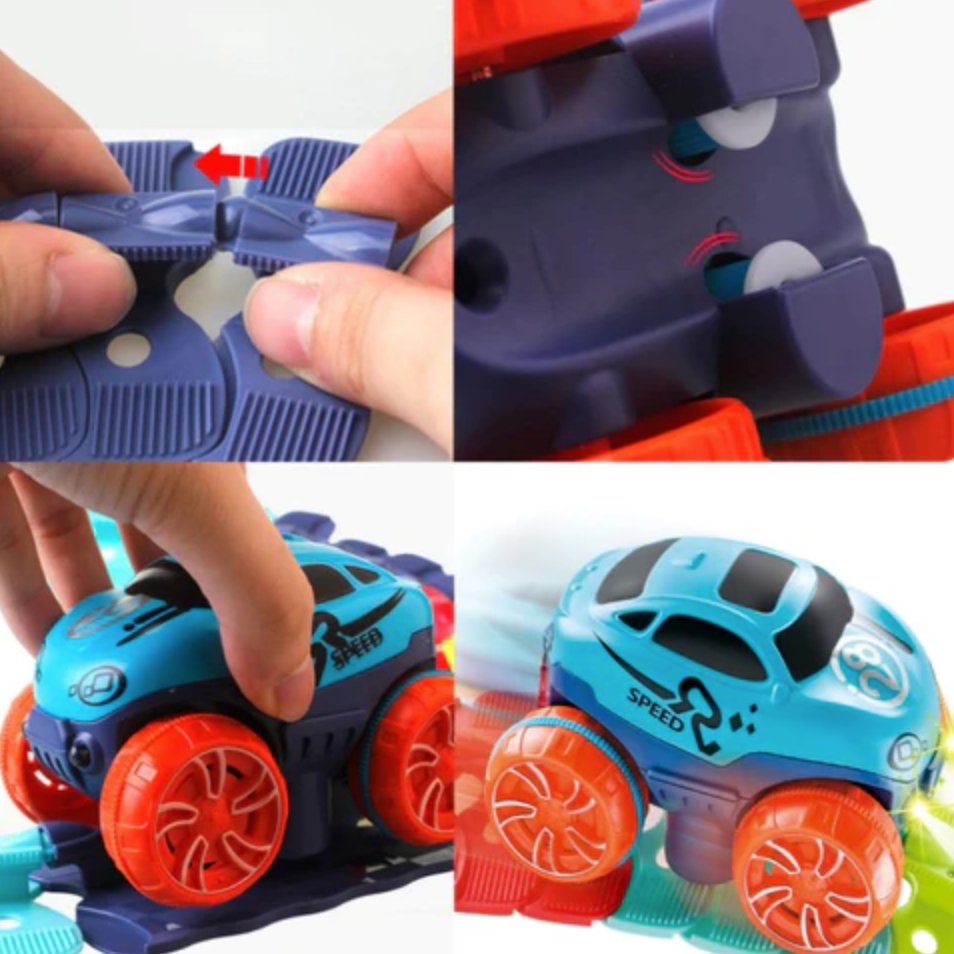 Circuito modelável com carro anti-gravidade - 46 PCS - Innovoda