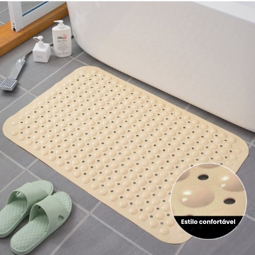 Duche em segurança - Tapete de duche com ventosa