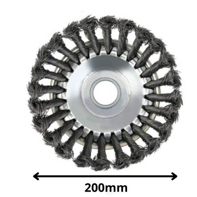 Escova rotativa de aço, o segredo para um jardim perfeito! - Innovoda