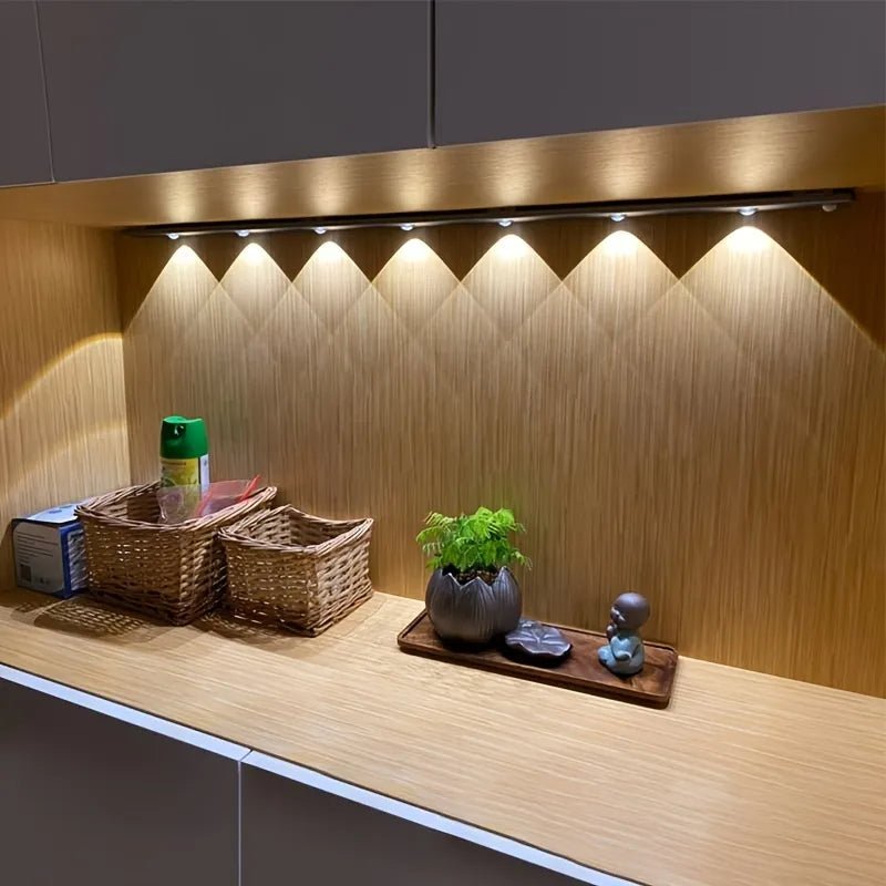 Ilumine o seu armário inferior com a luz LED magnética sem fios - Innovoda