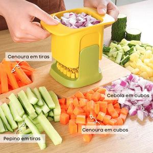 Picador de vegetais em cubo - Innovoda
