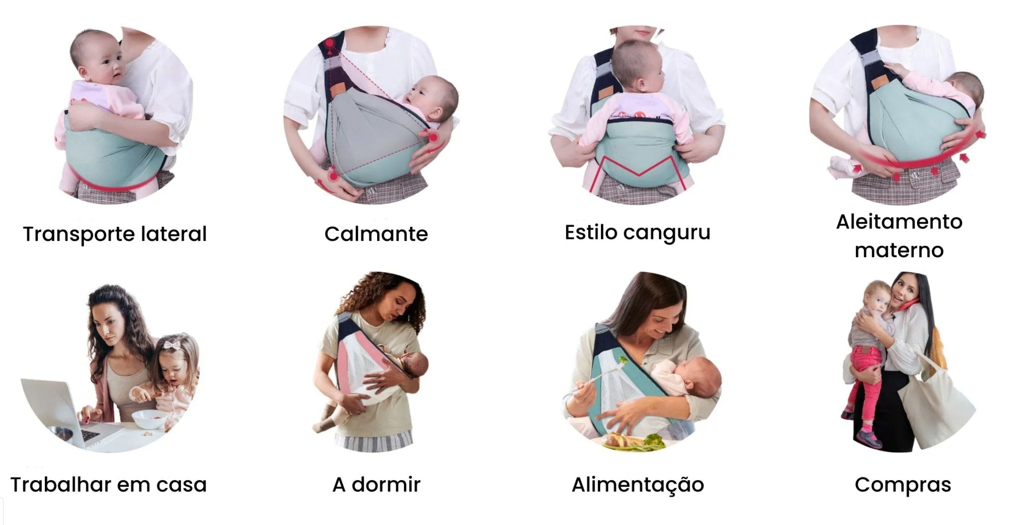 Porta-bebés ergonómico e ultra-prático - Innovoda