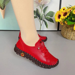 Sapatos de couro de primavera para mulheres - Innovoda