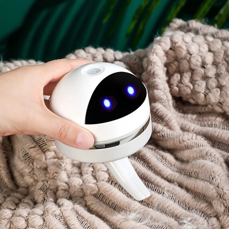 Aspirador de secretária com design de mini-robô - A sua solução de arrumação da secretária - Innovoda