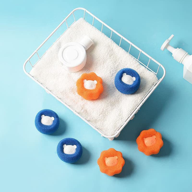 Bola de Lavandaria Reutilizável: O seu Kit de Lavagem Doméstica Essencial para Depilação Sem Esforço, Cuidados com Animais de Estimação e Roupa Sem Fiapos - Innovoda
