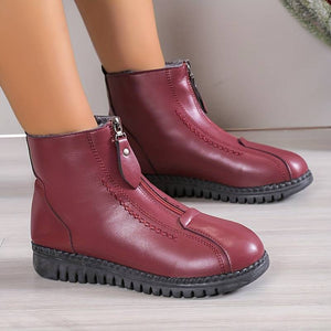 Elegância de inverno: Botas de inverno de veludo à prova d'água