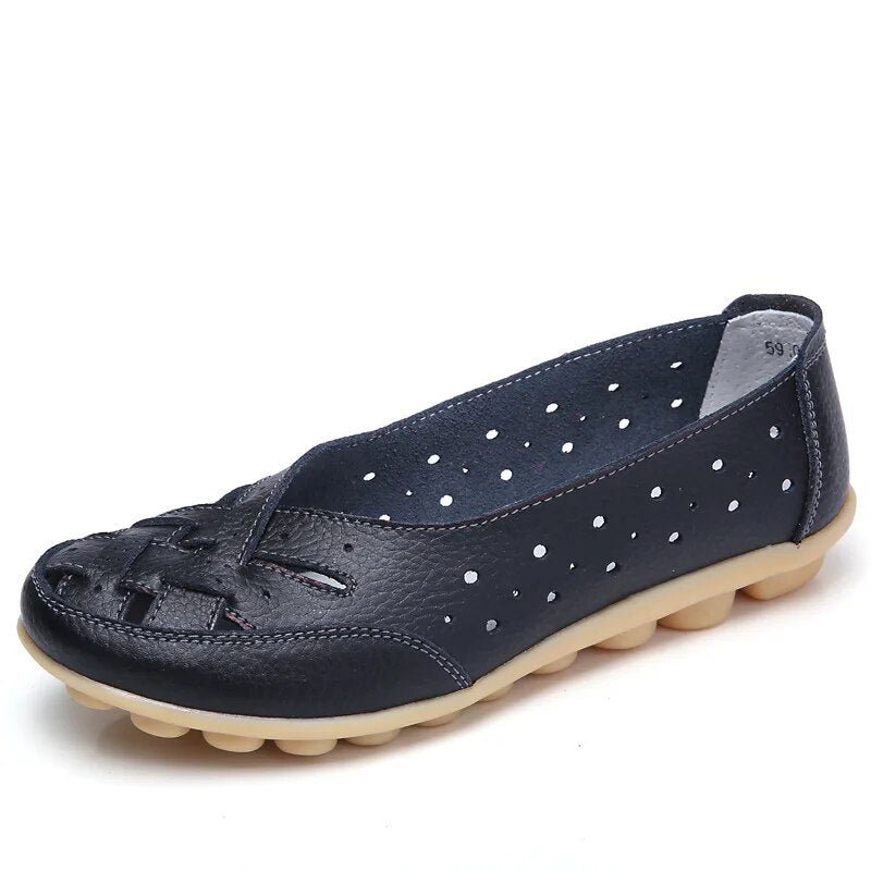 Elevar o conforto e o estilo com os mocassins de couro genuíno para mulher - Innovoda