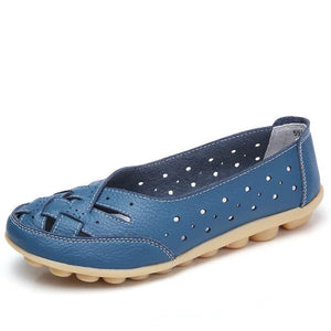 Elevar o conforto e o estilo com os mocassins de couro genuíno para mulher - Innovoda