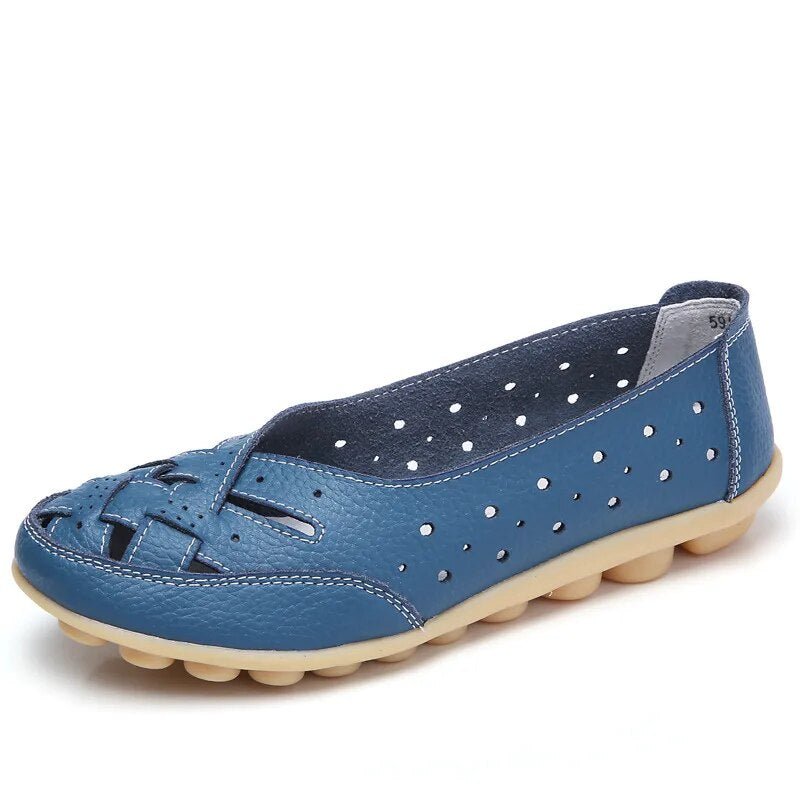 Elevar o conforto e o estilo com os mocassins de couro genuíno para mulher - Innovoda