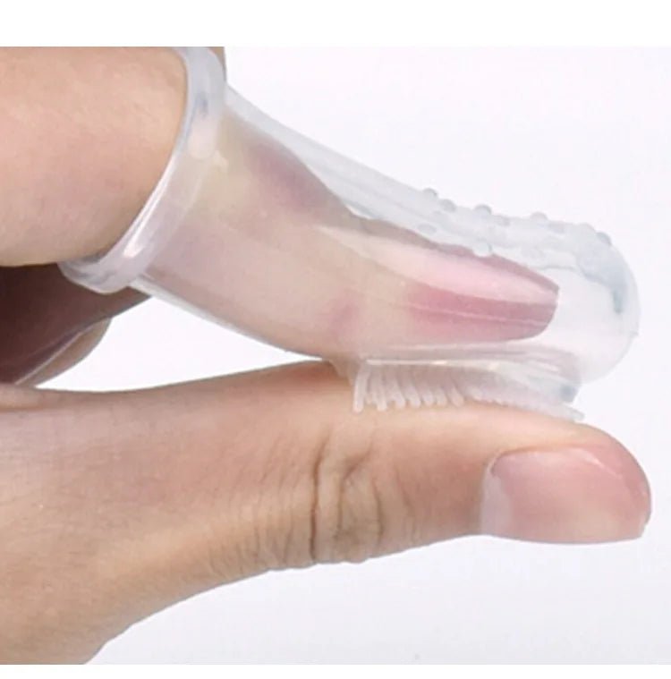Escova de Dedos em Gel de Silicone para Animais de Estimação - Innovoda