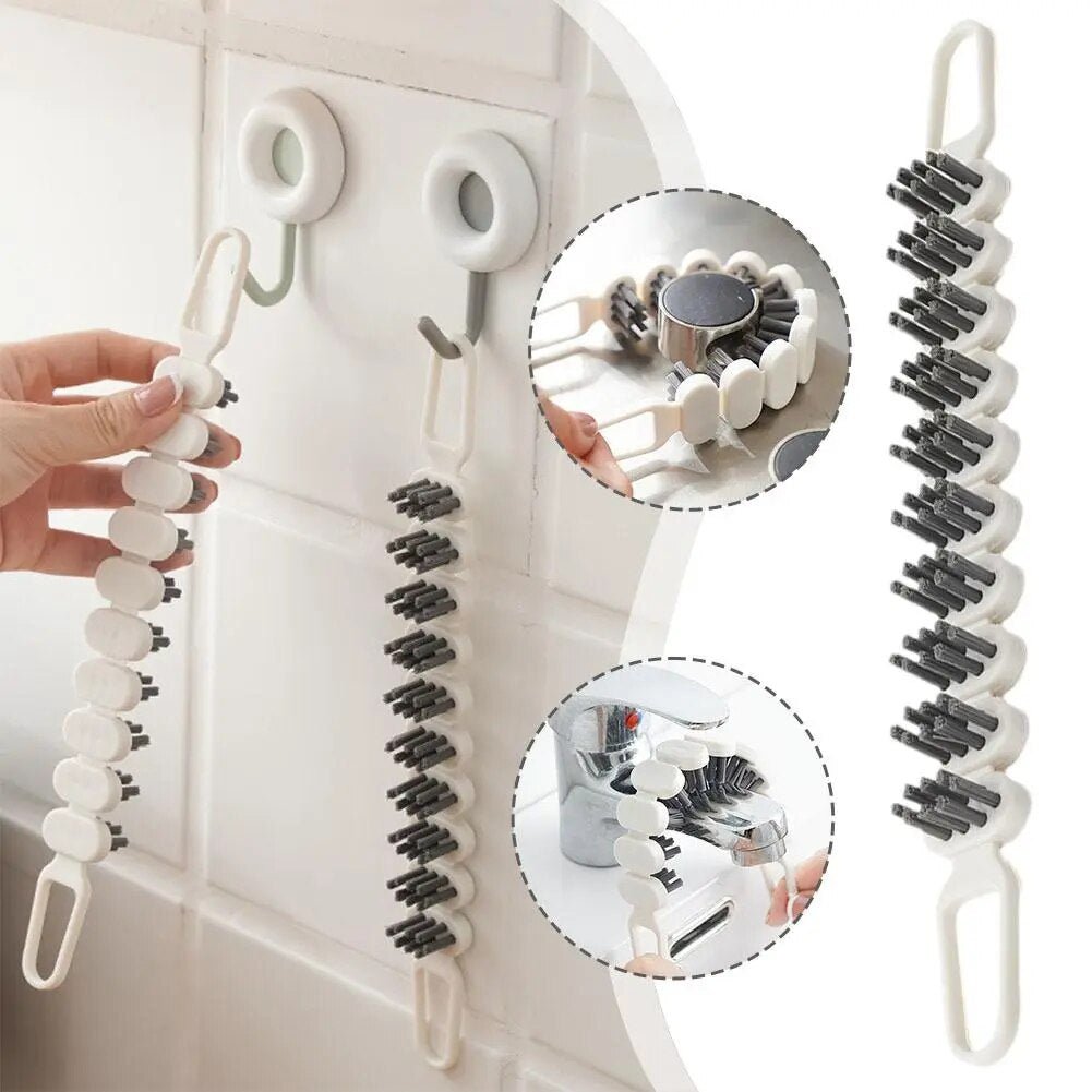 Escova dobrável para limpeza de fendas: Simplifica a limpeza - Innovoda
