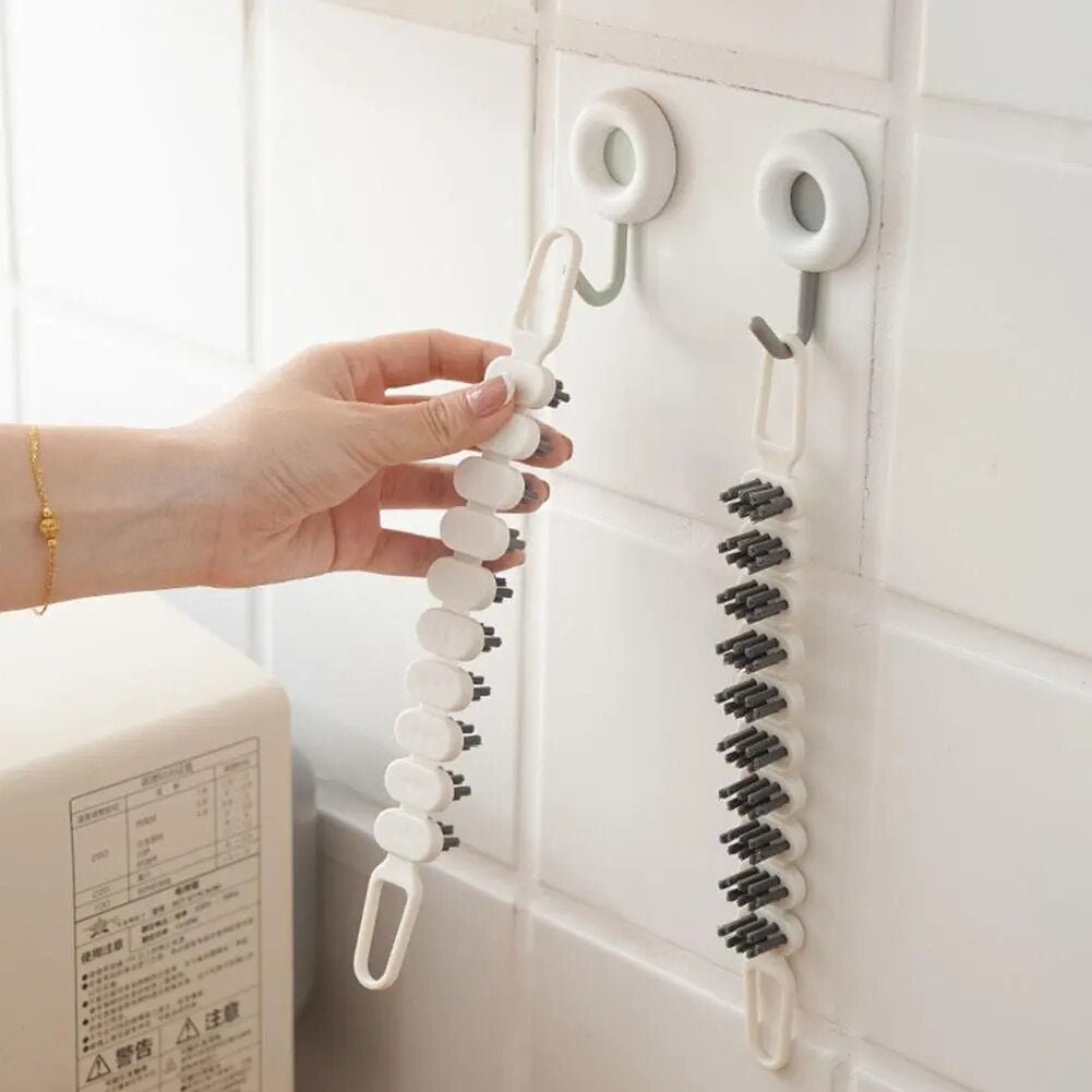 Escova dobrável para limpeza de fendas: Simplifica a limpeza - Innovoda