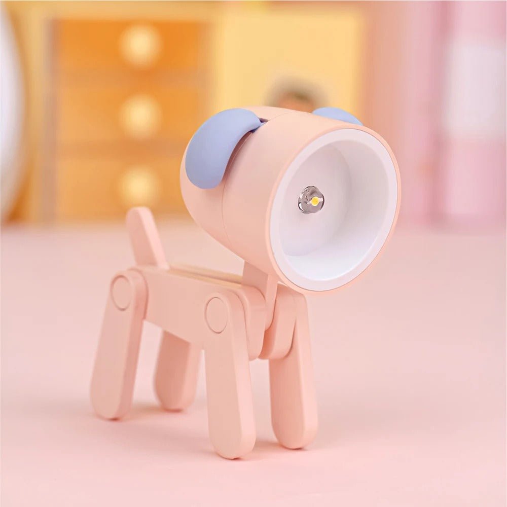Ilumine o seu espaço com o nosso candeeiro de secretária LED em forma de cão - Innovoda