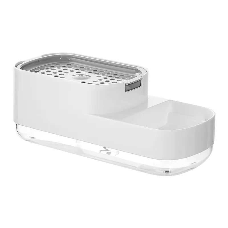 Limpeza da cozinha sem esforço: Dispensador de sabão com suporte para esponja - Innovoda