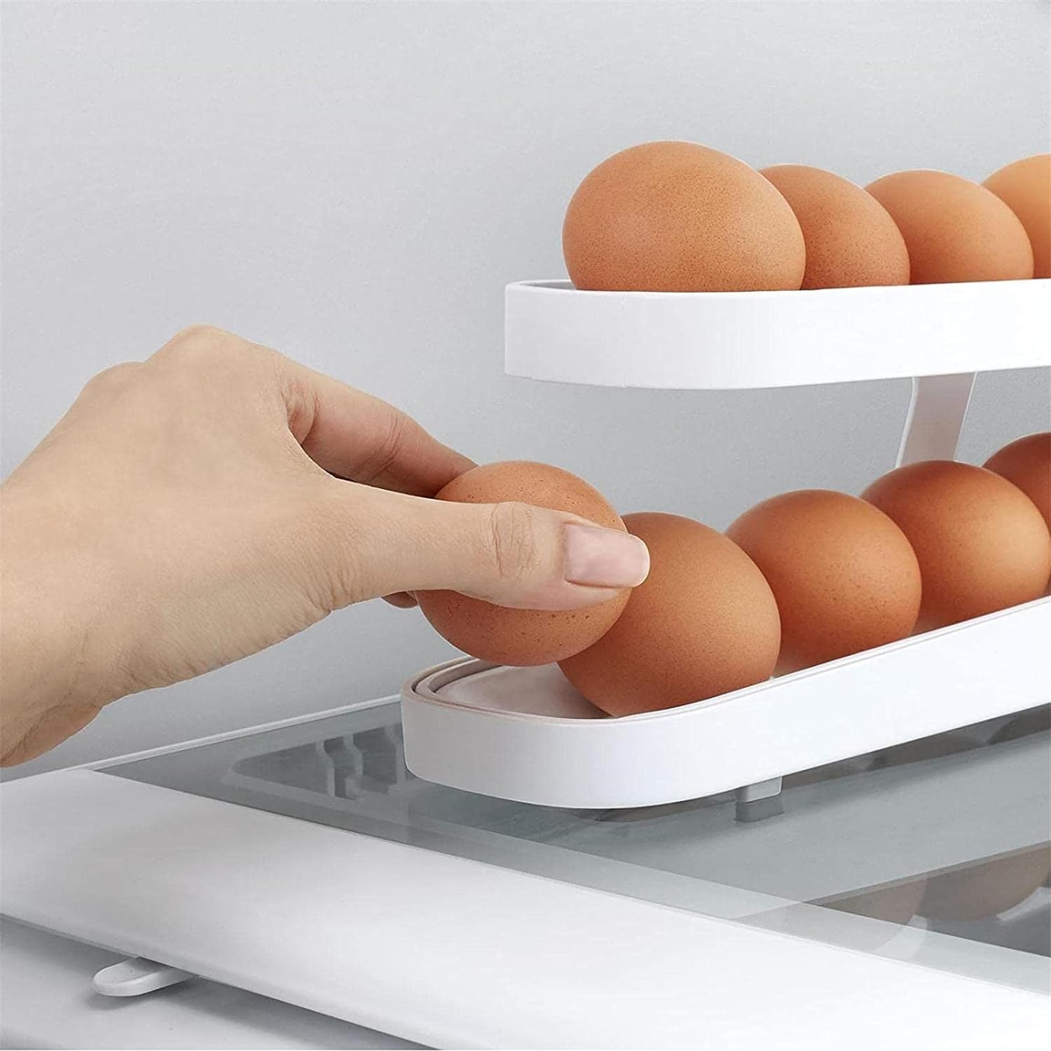 Organização de ovos sem esforço: O porta-ovos de rolo automático - Innovoda