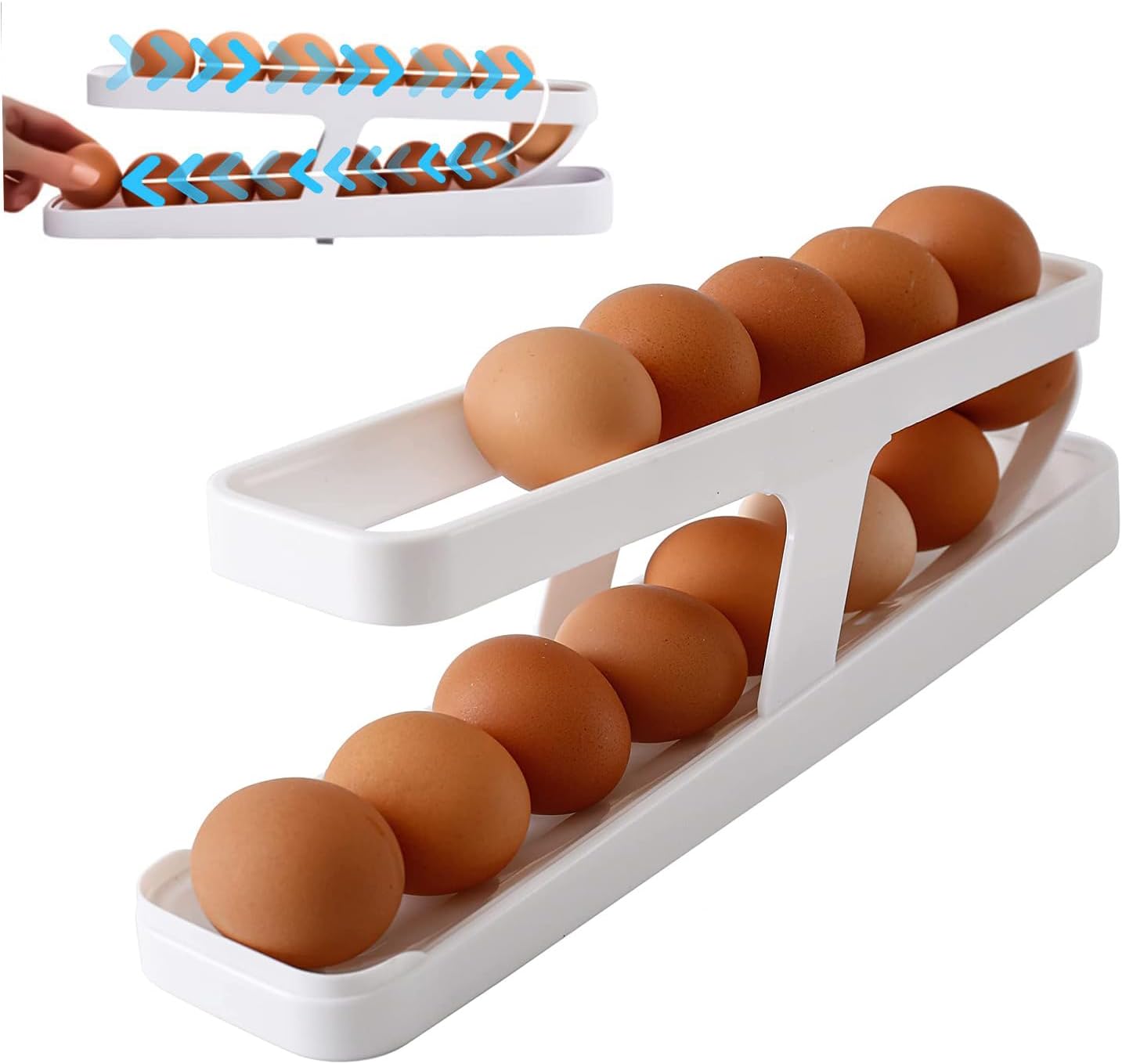 Organização de ovos sem esforço: O porta-ovos de rolo automático - Innovoda