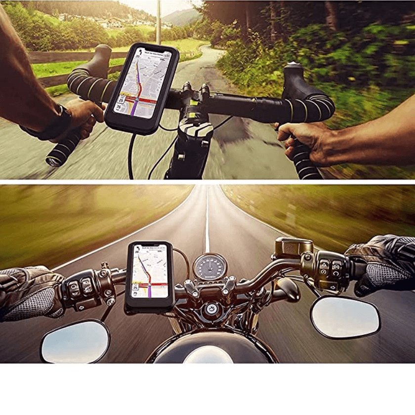 Suporte telefónico universal à prova de água e ajustável 360° (motocicleta e bicicleta) - Innovoda